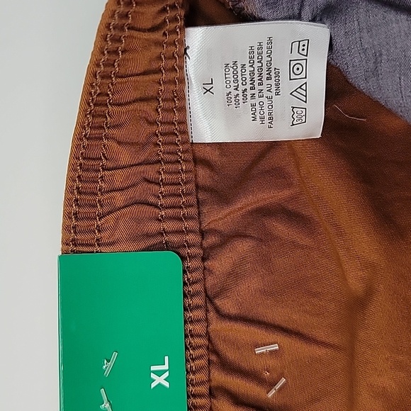 UNIONBAY NEW MENS DARK ORANGE SHORTS DRAWSTRING SZ XL - Picture 6 of 9